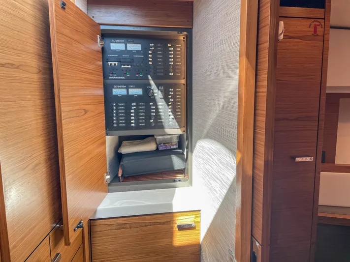 Hydrophilic Yacht Photos Pics Companionway Electrical Locker