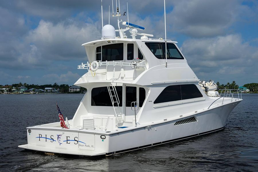 2004 Viking 61 Enclosed Bridge