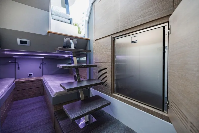  Yacht Photos Pics Luxurious interior of 2023 Astondoa 377 yacht with modern design and sleek finishes.