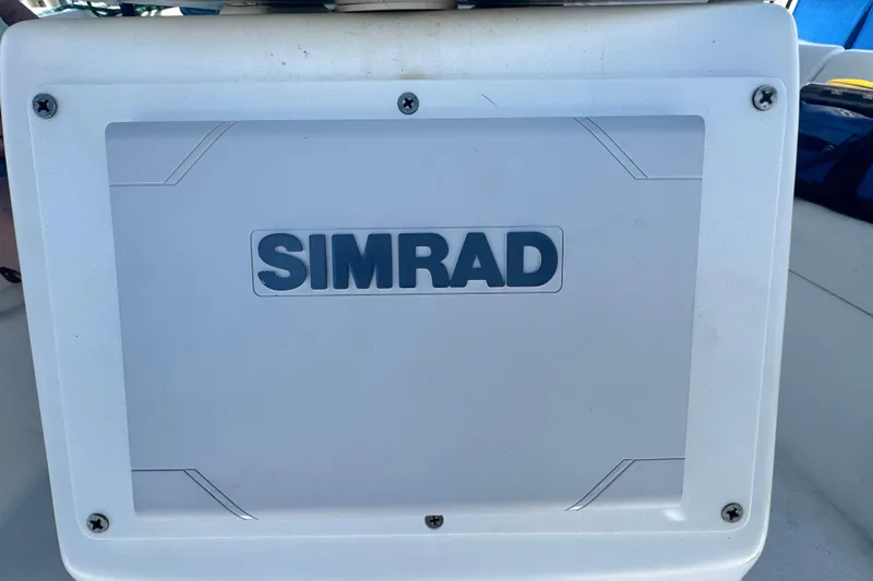  Yacht Photos Pics Simrad equipment on 2011 Beneteau Oceanis 50 yacht, close-up view.