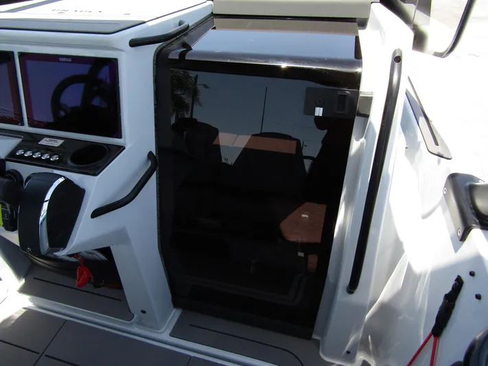  Yacht Photos Pics 2024 BRABUS SHADOW 300 CT cockpit with sleek controls and modern design.