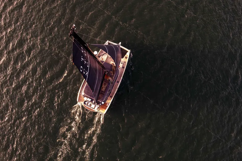 Otoctone Yacht Photos Pics Aerial Profile