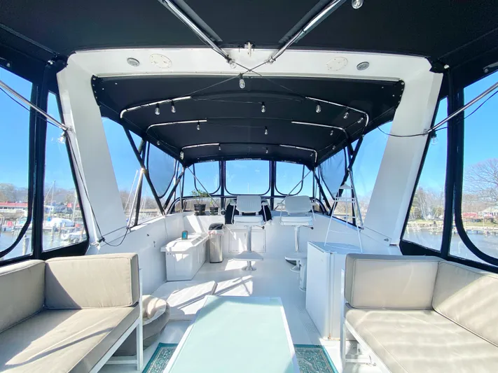 Temptress Yacht Photos Pics Interior view of 1971 Hatteras 58 Motor Yacht.