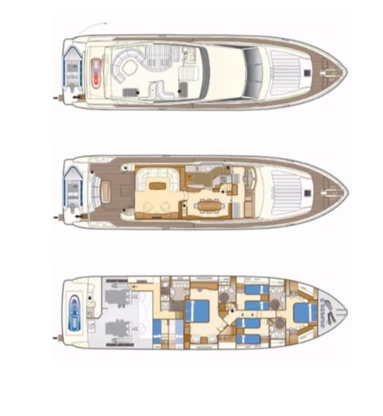 2002 Ferretti Yachts 76