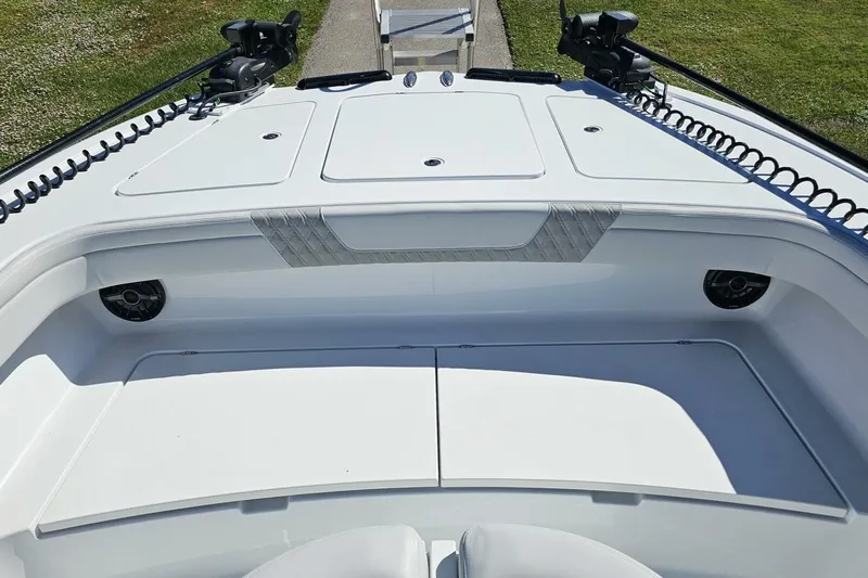  Yacht Photos Pics 2025 Costa Custom Boats 34ST deck, featuring sleek design and modern equipment.