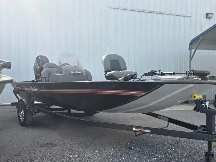 2026 Tracker Bass Tracker Classic XL boat on trailer.
