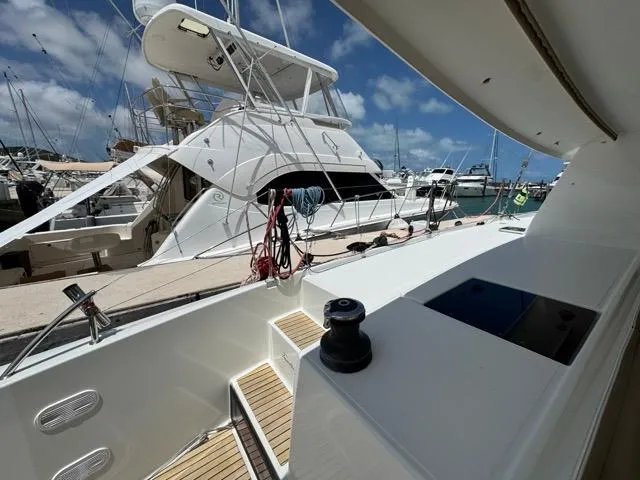 Island State Of Mind Yacht Photos Pics Aft Winch for Code Zero