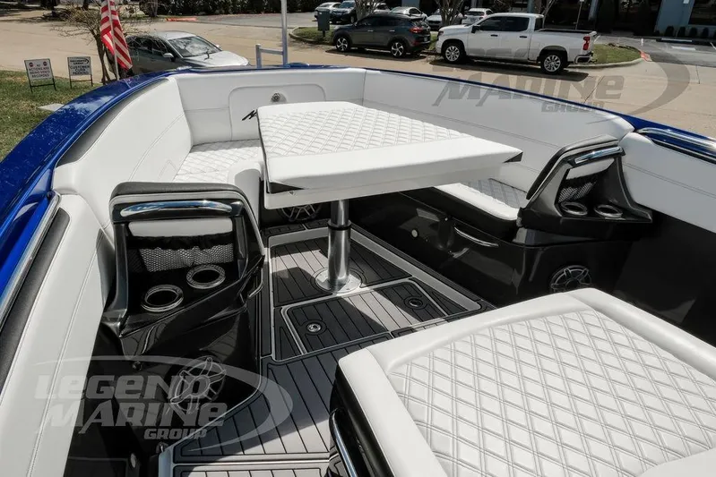  Yacht Photos Pics 2023 Nor-Tech 390 Sport Center Console with luxurious seating and modern design.
