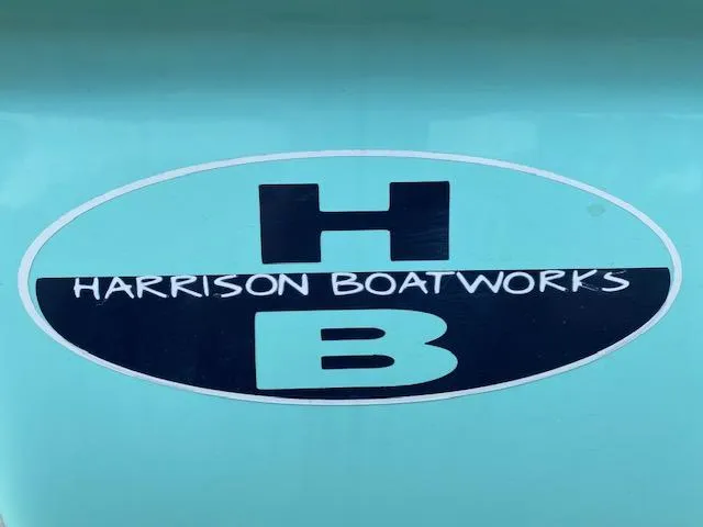 Drift Wood Yacht Photos Pics Harrison Boatworks logo on 2017 Custom Carolina 28 CC boat.
