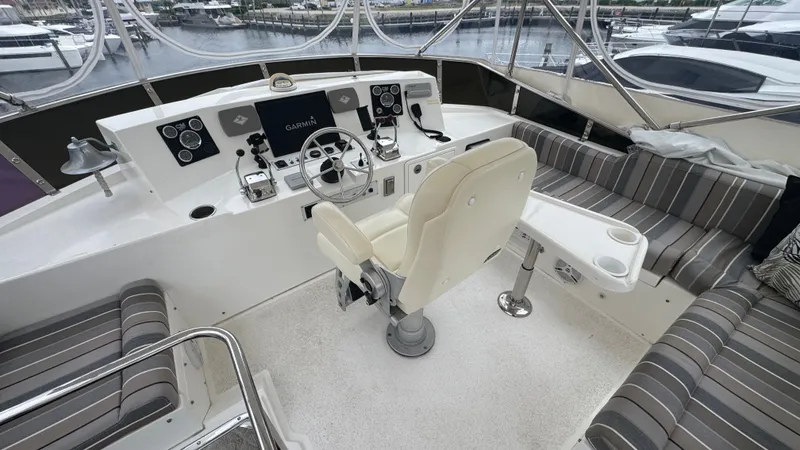 Johnson & Johnson Yacht Photos Pics Flybridge View