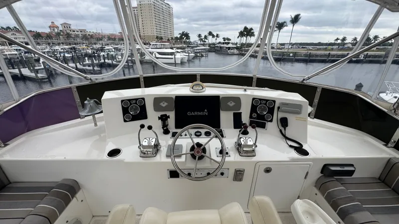 Johnson & Johnson Yacht Photos Pics Flybridge Helm