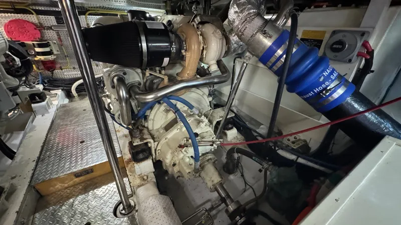 Johnson & Johnson Yacht Photos Pics Engine Room