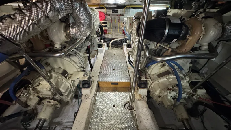 Johnson & Johnson Yacht Photos Pics Engine Room