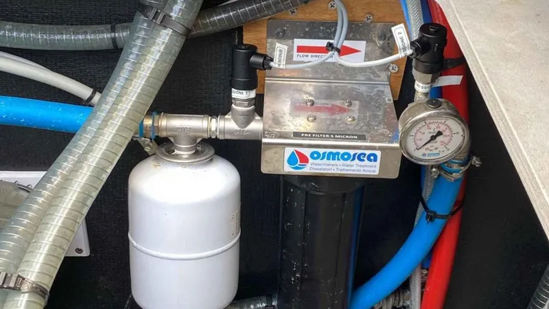  Yacht Photos Pics Water filtration system in a 2019 Bali 4.1 boat.