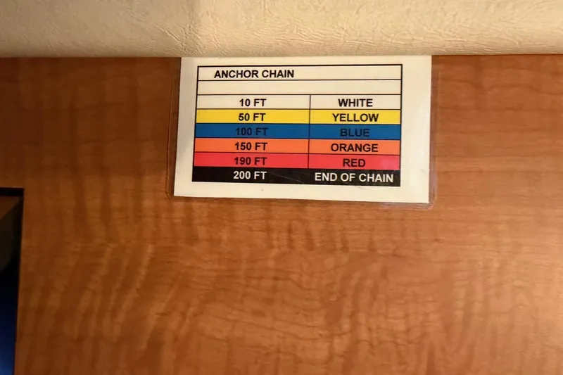  Yacht Photos Pics Anchor chain color code chart on 2006 Sea Ray 340 Sundancer boat.