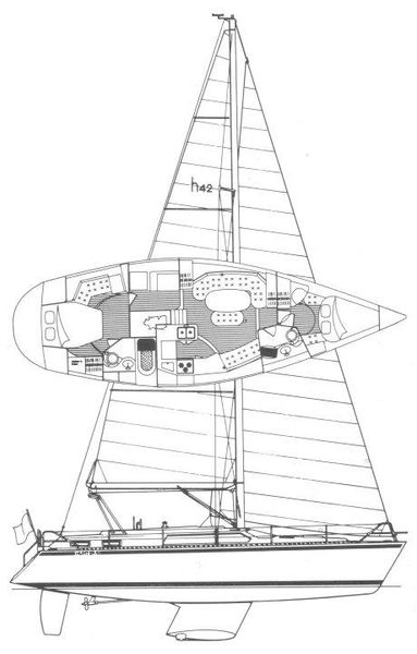 1995 Hunter Passage 42