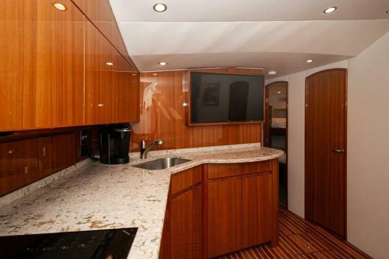 Contagious Habit Yacht Photos Pics 2016 Viking 52 Sport Tower- CONTAGIOUS HABIT-Galley