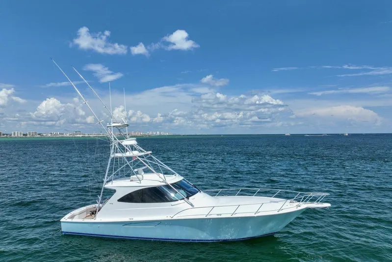 Contagious Habit Yacht Photos Pics 2016 Viking 52 Sport Tower- CONTAGIOUS HABIT- Profile