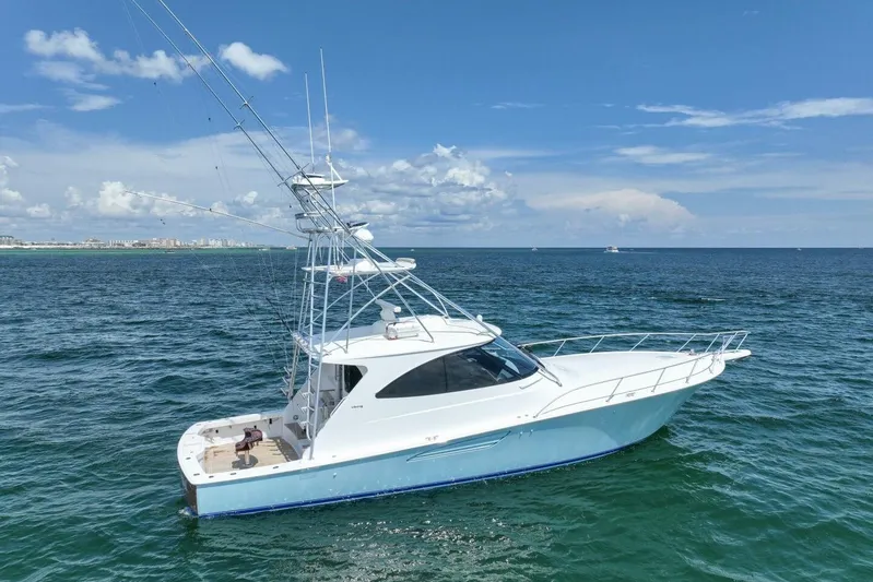 Contagious Habit Yacht Photos Pics 2016 Viking 52 Sport Tower- CONTAGIOUS HABIT- Profile