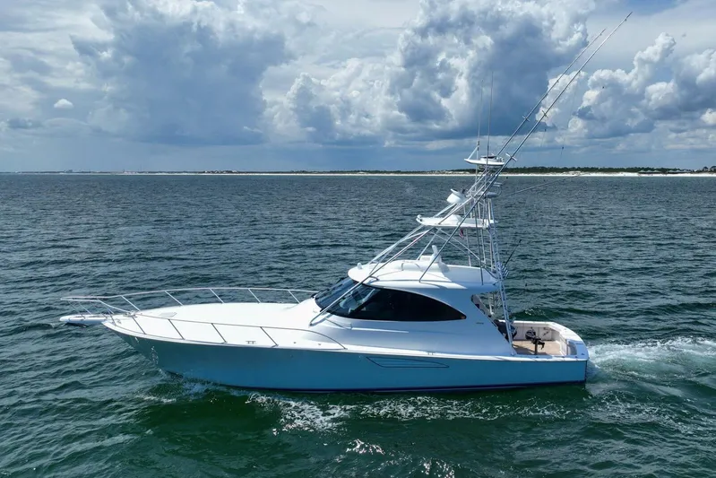 Contagious Habit Yacht Photos Pics 2016 Viking 52 Sport Tower- CONTAGIOUS HABIT- Profile