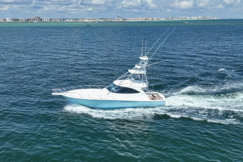 Contagious Habit Yacht Photos Pics 2016 Viking 52 Sport Tower- CONTAGIOUS HABIT- Profile