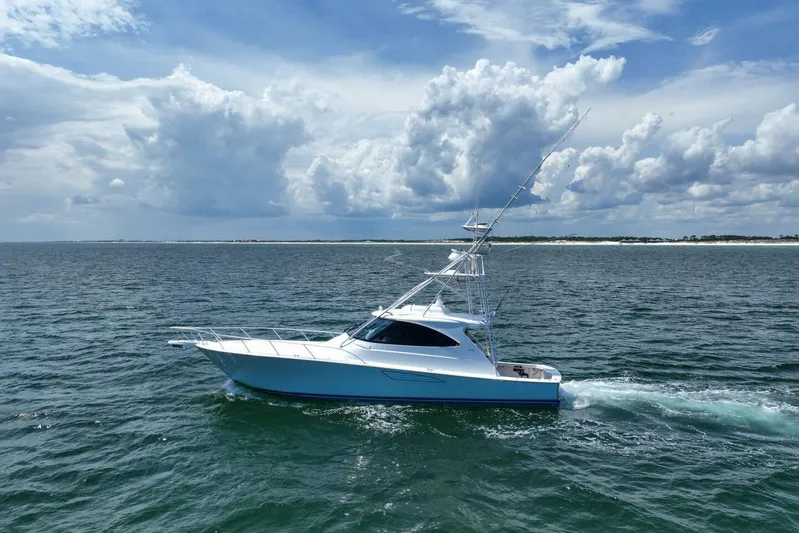 Contagious Habit Yacht Photos Pics 2016 Viking 52 Sport Tower- CONTAGIOUS HABIT- Profile