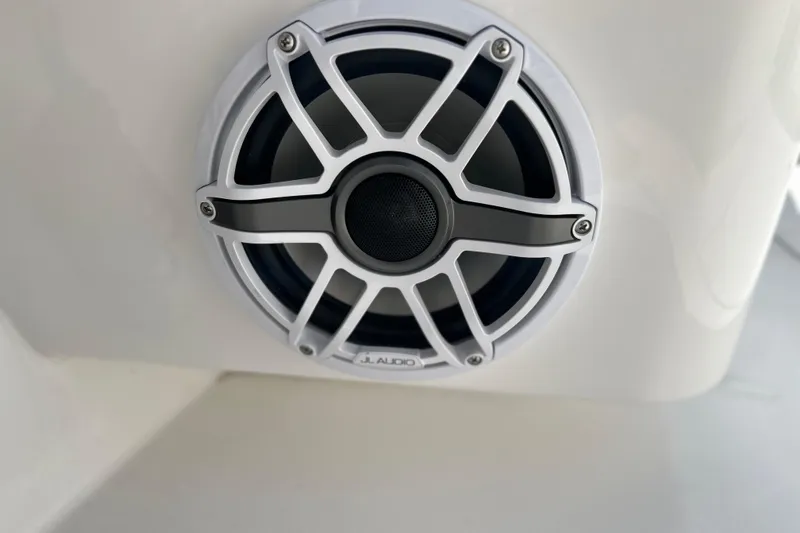  Yacht Photos Pics Speaker on 2025 Contender 35 ST boat, featuring JL Audio design.