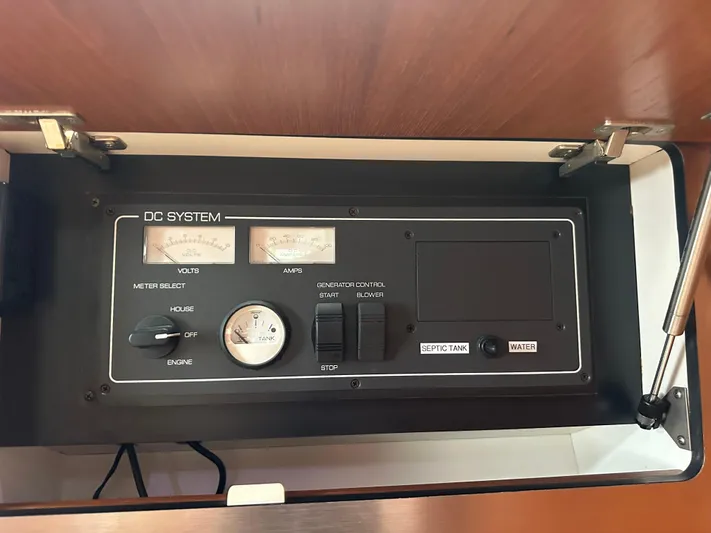  Yacht Photos Pics 2005 Tiara Yachts 3600 Sovran DC system control panel.