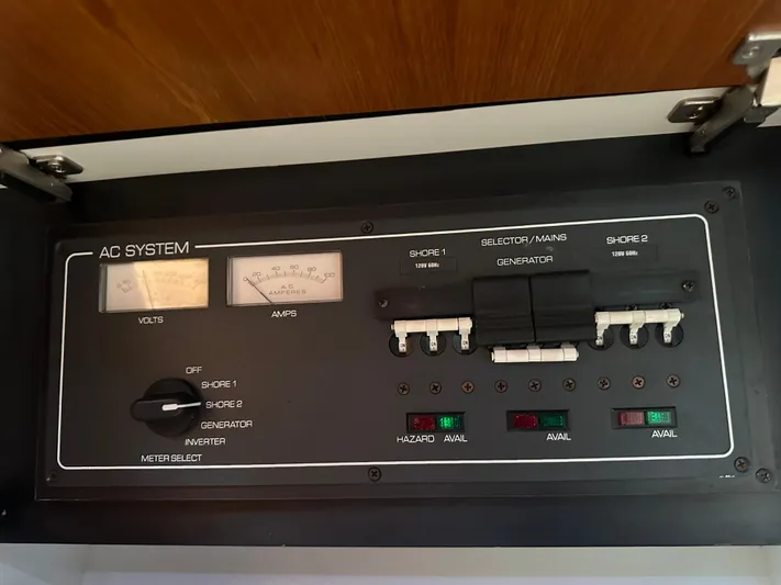  Yacht Photos Pics AC system control panel on 2005 Tiara Yachts 3600 Sovran.