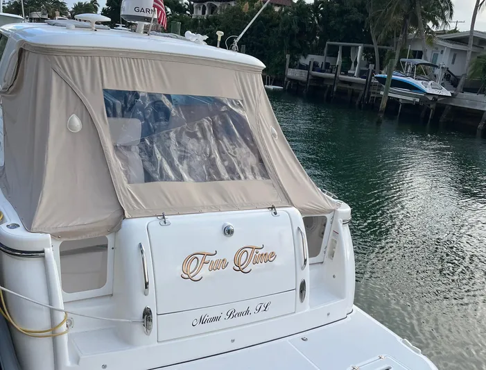  Yacht Photos Pics 2005 Tiara Yachts 3600 Sovran docked in Miami Beach, FL.