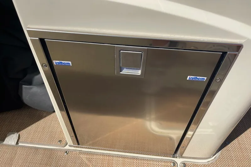  Yacht Photos Pics Stainless steel Isotherm fridge on 2020 Chris-Craft Catalina 30 boat.