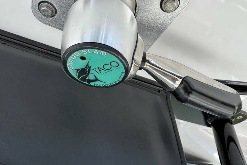  Yacht Photos Pics TACO Marine Grand Slam handle on 2022 Onslow Bay 33 TE boat.