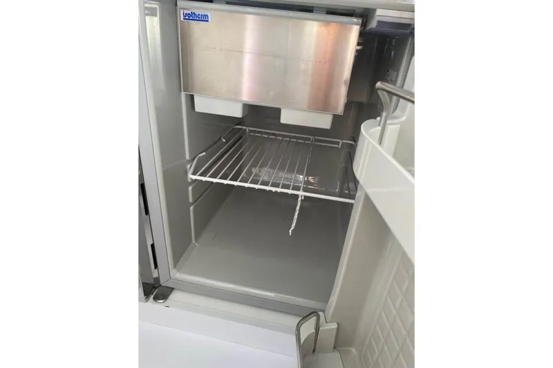  Yacht Photos Pics Open Isotherm fridge inside 2016 Formula 353 FASTech boat.