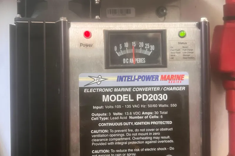 No Woke Zone Yacht Photos Pics Intelli-Power Marine Converter/Charger Model PD2030 on 2008 Sea Ray 310 Sundancer.