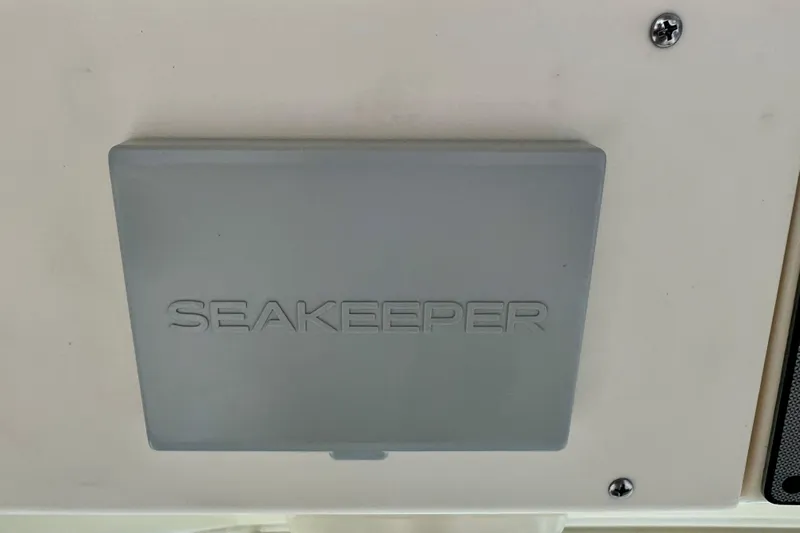  Yacht Photos Pics Seakeeper stabilizer on 2023 Scout 330 LXF boat, enhancing stability and comfort.