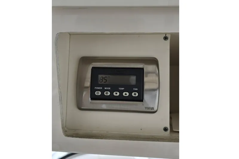  Yacht Photos Pics Thermostat control panel on 2008 Sea Ray 58 Sedan Bridge yacht.