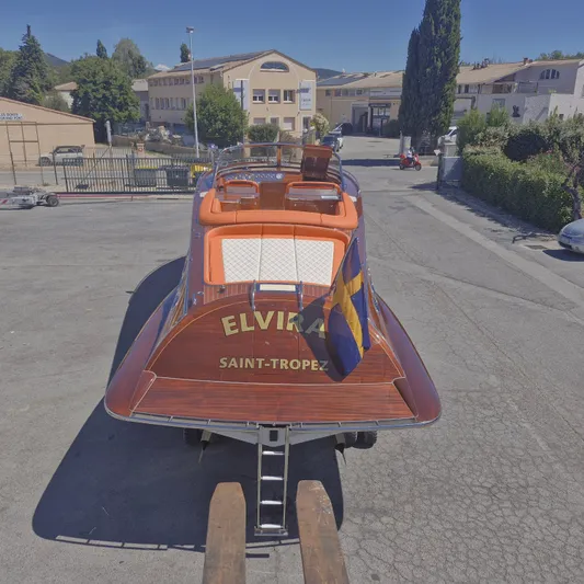  Yacht Photos Pics J Craft Torpedo 42 yacht "Elvira" in Saint-Tropez, 2010, with Swedish flag.