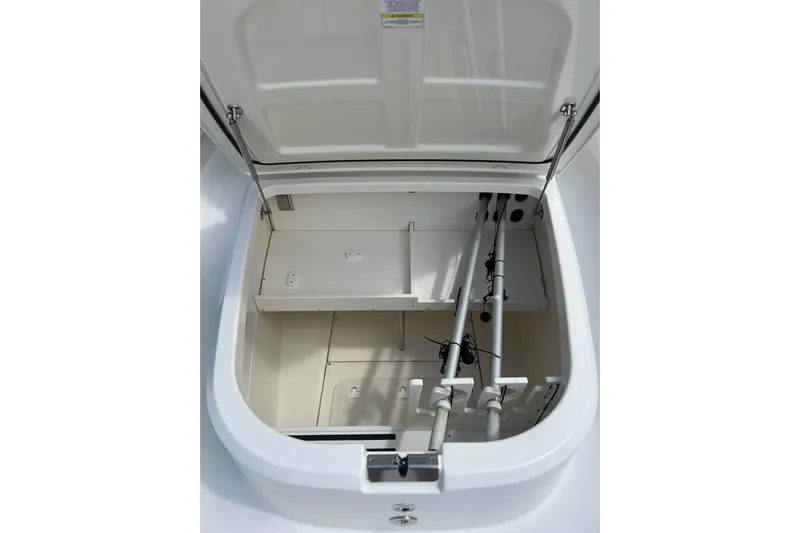  Yacht Photos Pics 2014 Boston Whaler 350 Outrage Console Lounger Interior Storage