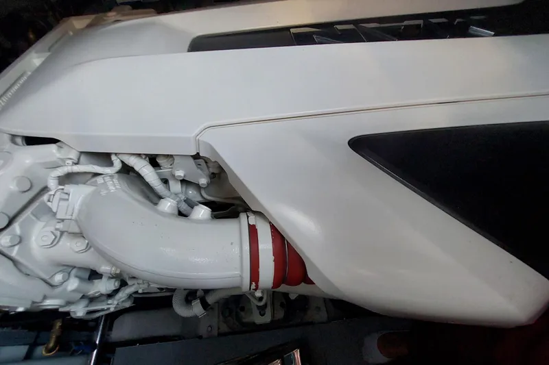 Fiftyfive Yacht Photos Pics 2022 Rizzardi Infive yacht engine detail.