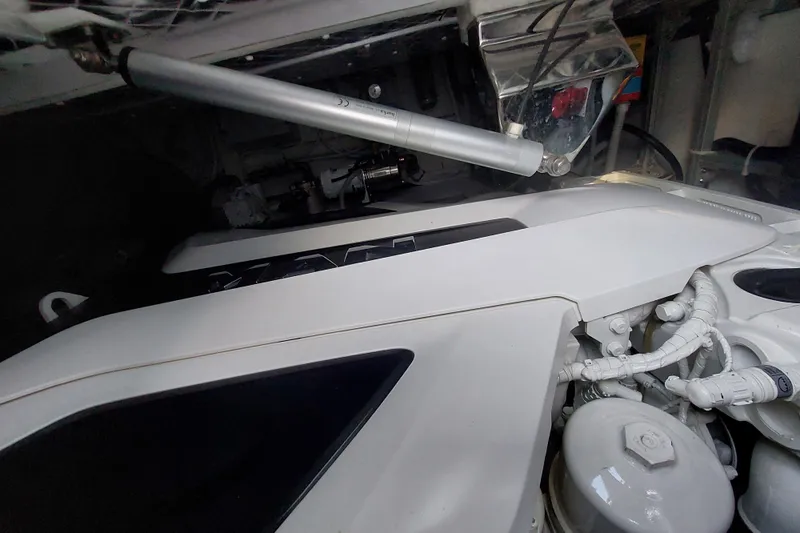 Fiftyfive Yacht Photos Pics 2022 Rizzardi Infive yacht engine detail.