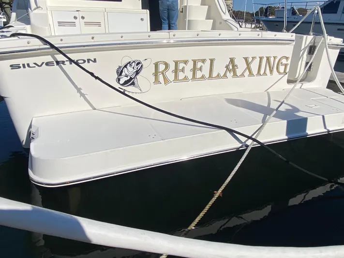 Reelaxing Yacht Photos Pics Swim platform