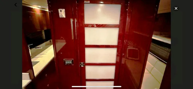  Yacht Photos Pics Interior of 2011 Sea Ray 470 Sundancer yacht, featuring sleek cabinetry and modern design.