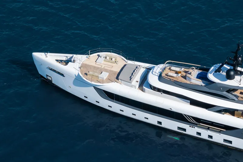 Silver Star I Yacht Photos Pics 2023 Admiral 55 S-Force yacht cruising on blue ocean waters.