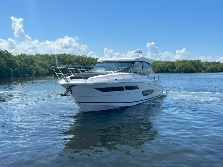 Great Expectations Yacht Photos Pics 2020 Regal 38 XO yacht cruising on a sunny day.