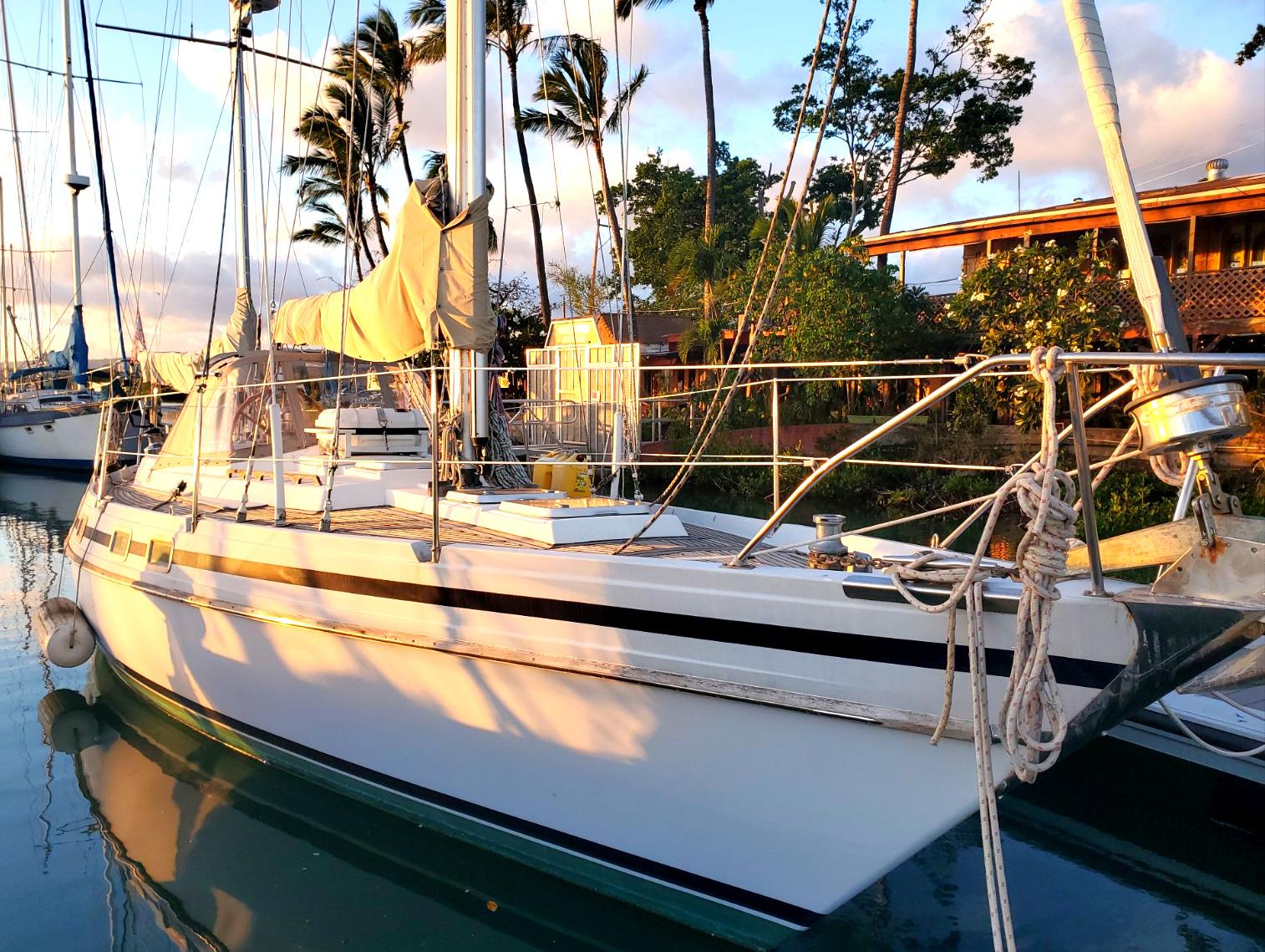 38 foot center cockpit sailboat