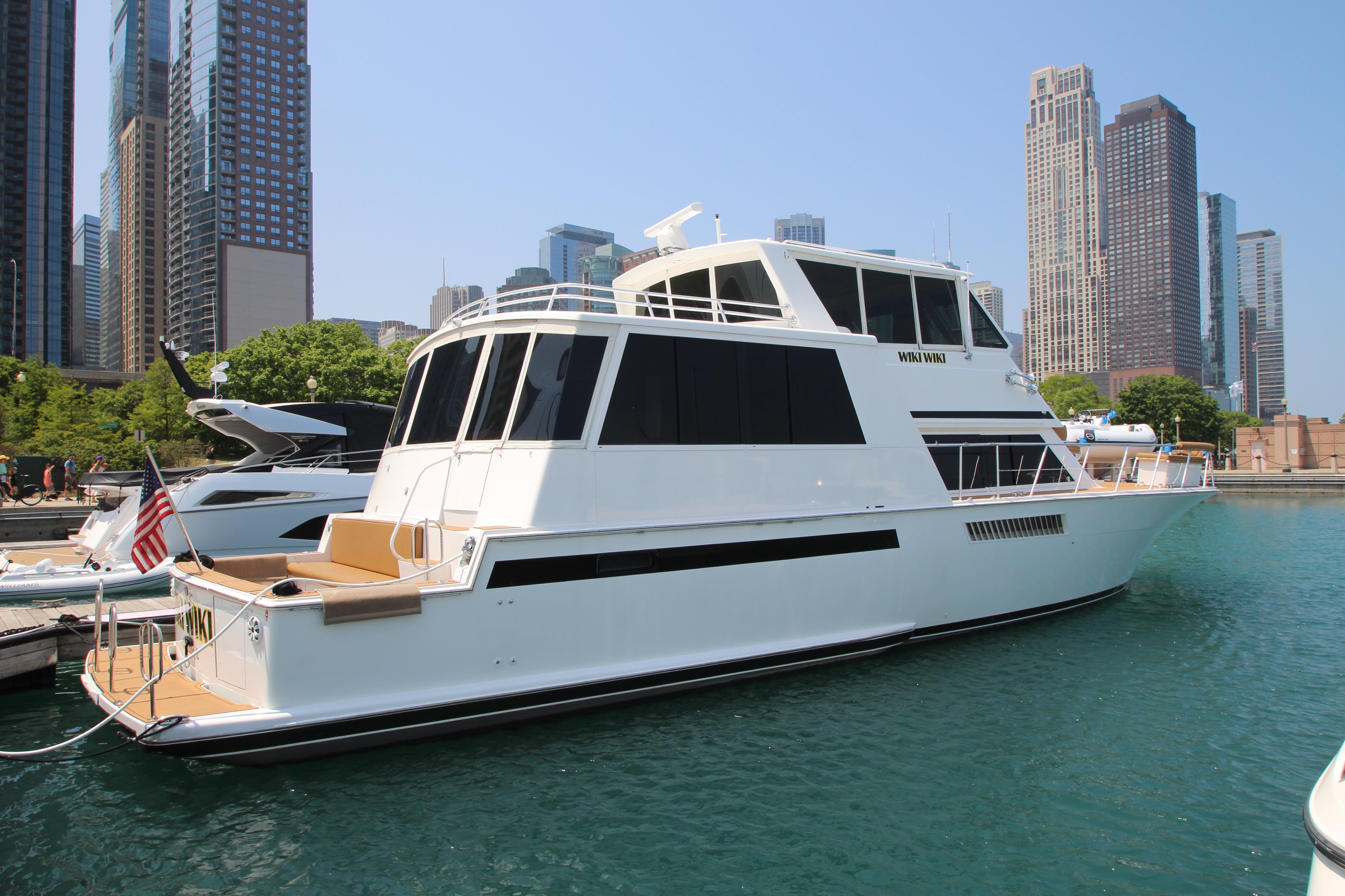 60ft viking cockpit motor yacht