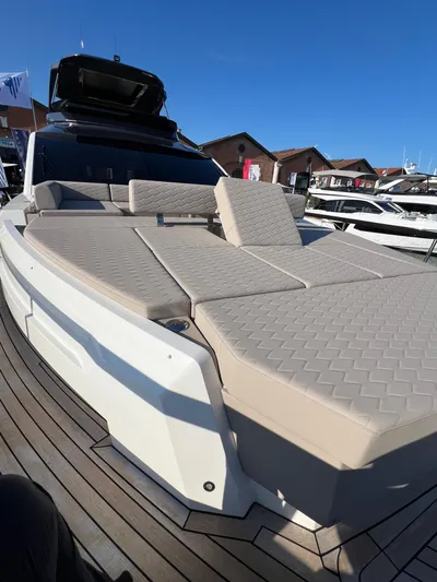  Yacht Photos Pics 2025 Astondoa AS 8 yacht with spacious sunbathing deck and luxurious design.