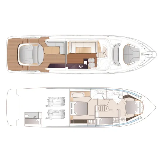  Yacht Photos Pics V55 layout