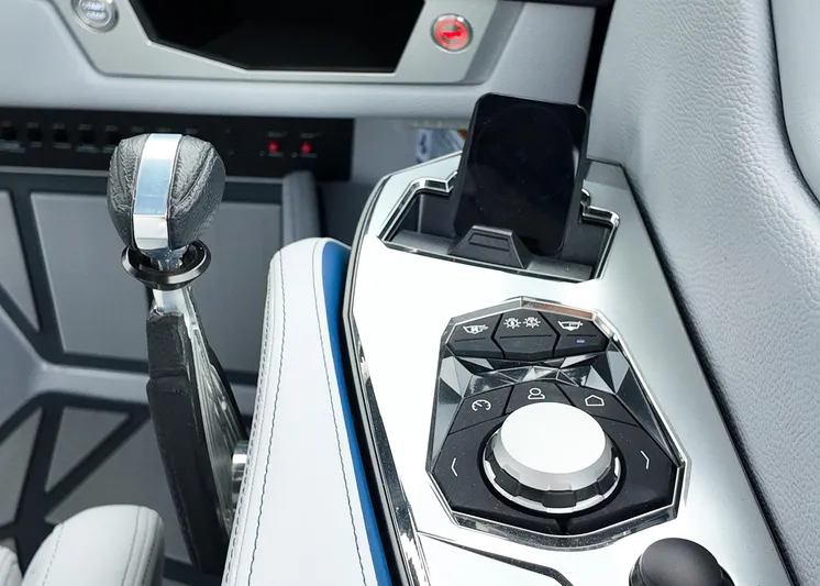  Yacht Photos Pics 2025 Nautique G23 Paragon control panel with sleek design and advanced features.