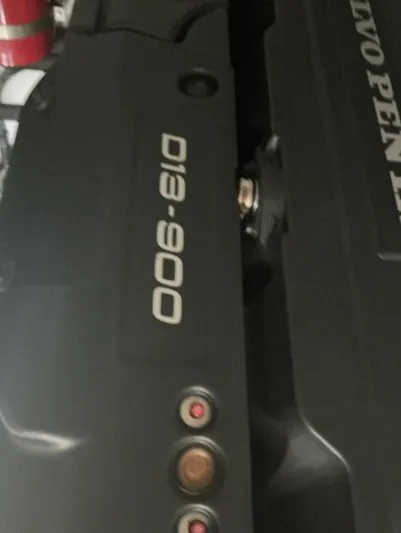 Asia 3 Yacht Photos Pics Close-up of Volvo Penta D13-900 engine in 2019 Azimut 60 yacht.